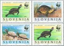 SLOVENIE 1996 - WWF - Tortues Emys Orbicularis - 4 V. - Slovenië