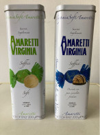 Coppia Scatole Latta Amaretti Virginia - Dozen