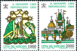 VATICAN 1993 - St Jean Nepomucene - 2 V. - Unused Stamps