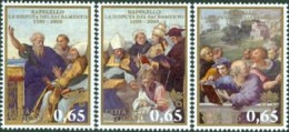 VATICAN 2009 - Raphaël - La Dispute Du Saint Sacrement - 3 V. - Unused Stamps