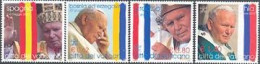 VATICAN 2004 - Voyages Du Pape Jean-Paul II - 4 V. - Unused Stamps