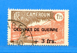 REF103 > CAMEROUN > N° 234 Ø Cachet 1940 > Oblitéré Dos Visible - Used Ø - Used Stamps