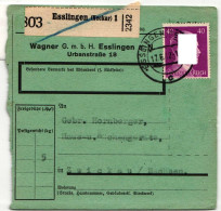 Deutsches Reich 795 Auf Paketkarte #HM412 - Altri & Non Classificati