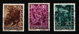 Liechtenstein 399-401 Gestempelt #HM461 - Andere & Zonder Classificatie