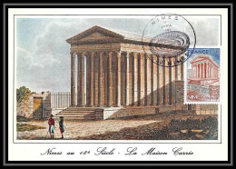 3828/ Carte Maximum (card) France N°2133 La Maison Carrée à Nimes Fdc Edition Occitane 1981  - 1980-1989