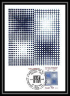 3728/ Carte Maximum (card) France N°2091 Tableau (Painting) Relations Publiques Vasarely Fdc Edition Empire 1980 - 1980-1989