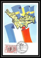 3433/ Carte Maximum (card) France N°1985 Rattachement De L'île De St-Barthélémie à La France Fdc 1978 Edition Cef Flag - 1970-1979