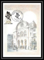 4314/ Carte Maximum (card) France N°2516 La Grande Synagogue Rue De La Victoire Paris édition Cef Fdc 1988  - 1980-1989