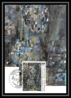 4283/ Carte Maximum (card) France N°2493 Camille Bryen Précambrien Tableau (Painting) Abstraction édition Cef Fdc 1987  - 1980-1989