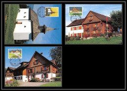 Liechtenstein - Carte Maximum (card) 2030 - N° 1127/1129 SCHELLENBERG 1998 Lot De 3 Cartes - Cartoline Maximum