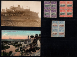 Uruguay Montevideo Hill Lighthouse Stamp And Postcard Collection - Uruguay