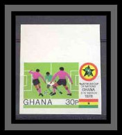 Ghana N° 619 Football (Soccer) PAIRE Non Dentelé Imperf ** MNH Coupe D'Afrique Des Nations - Copa Africana De Naciones