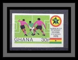 Ghana N° 619 Football (Soccer) Non Dentelé Imperf ** MNH Coupe D'Afrique Des Nations - Copa Africana De Naciones