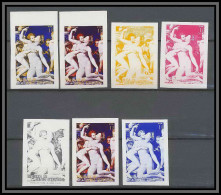 Guinée équatoriale Guinea 185 N°267 Bronzino Essai Proof Non Dentelé Imperf Orate Tableau Painting Nus Nudes MNH ** - Nudes