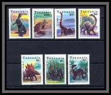 Tanzanie (Tanzania) 036 N°814/820 Prehistoire (Prehistorics) Dinosaure (dinosaurs) Série Complète Cote 9 Euros MNH ** - Tanzania (1964-...)