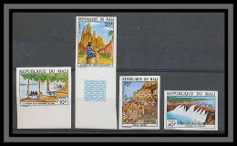 Mali 070 Non Dentelé Imperf ** Mnh N° 223/226 Tourisme Tourism PAYSAGES - Altri & Non Classificati