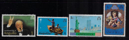 ANGUILLA 1974,1975   SCOTT#193,205,217,223  MLH - Anguilla (1968-...)