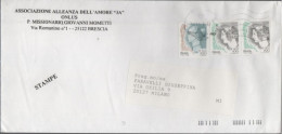 ITALIA - Storia Postale Repubblica - 2001 - 650 + 2x 100 Donne Nell'Arte - Stampe - Associazione Alleanza Dell'Amore "3A - 2001-10: Poststempel