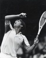 Jimmy Connors Wimbledon 1987 Large Tennis Press Photo - Tennis