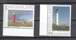 Vuurtoren, Lighthouse : Nederland  Persoonlijke Texel En Egmond Aan Zee, 2 X 0,44 Postfris - Fari