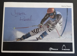 #20  Autogramm AK Ski Alpin Maria Höfl-Riesch Garmisch-Partenkirchen Olympiasiegerin DSV Olympische Winterspiele Bayern - Authographs