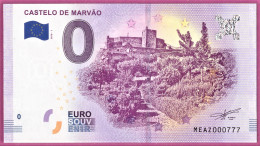 0-Euro MEAZ 01 2018 # 777 ! CASTELO DE MARVAO - Privéproeven