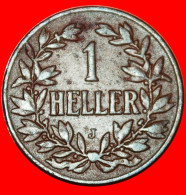 * HAMBURG (1904-1913): GERMAN EAST AFRICA  1 HELLER 1907J! WILHELM II (1888-1918) · LOW START · NO RESERVE! - Duits Oost-Afrika