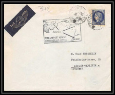 1960 N°372 Aviation TRANSPORT Aérien DE Courrier SANS SURTAXE France Suisse (Swiss) Allemagne Germany 1938 Zurich - First Flight Covers