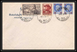 4043 France Lettre (cover) N°544 + 495 + Petain Mistral Affranchissement Composé Mixte 5f50 - 1921-1960: Modern Period