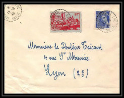 3824 France Lettre (cover) N°449 PAU Aiguebelette-le-Lac 17/8/1940 - 1921-1960: Modern Period