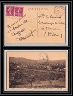 6700 St Julien Des Chazes 1936 Pour Le Monastier 1936 Paire Semeuse 20c 190 France Carte Postale Langeac Haute Loire - 1921-1960: Modern Period