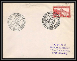 6462/ Algérie Lettre (cover) N°326 30ème Congrès De Medecine à Alger Fdc (premier Jour) 3/4/1955 - Covers & Documents