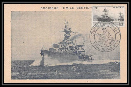 7870 N 752 Oeuvres De La Marine Croiseur Emile Bertin 1946 France Poste Navale Militaire Carte Maximum (card) - 1940-1949