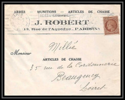 7443 Enveloppe Entete Robert Chasse Paris Pour Beaugency Loiret 1946 France Lettre (cover) TB Etat - 1921-1960: Modern Period