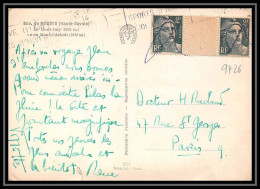 9726 N°713 Paire Interpanneaux Megeve Haute-Savoie 1947 France Carte Postale Postcard - 1921-1960: Modern Period