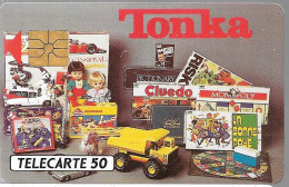 CARTE-PUCE-PRIVEE-D-50U-D215-GemA-TONKA JEUX-R°Glacé-2000Ex-V°N°437-NON FONCTIONNEL-TBE/LUXE - Privées