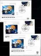 Russia 2016 "50 Years Of Flight Of The Automatic Station "Venus-3" Pre-paid Postcards.Special Cancellation. Quality:100% - Ongebruikt