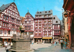 72719141 Bernkastel-Kues Marktplatz Brunnen Fachwerkhaeuser Bernkastel-Kues - Bernkastel-Kues