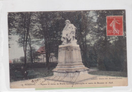 France - Boussac - Square Et Statue De Pierre Leroux - Philosophe Et Maire De Boussac En 1848 - Circulee - C1907 - Boussac