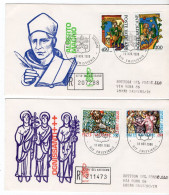 1980 - VATICANO FDC " OGNISANTI E ALBERTO MAGNO " VENETIA VIAGGIATA VEDI++++ - FDC