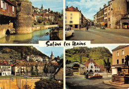 Salins Les Bains Voitures Panhard 2cv Citroën Tennis Poste 961 Cellard - Other & Unclassified