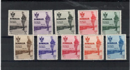 Italia / Somalia 1935 Visita Del Re Serietta 10 Val. **MNH - Somalia