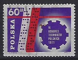 Poland 1971  Polnischer Technikerkongress (o) Mi.2101 - Usati