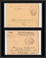 0807 Lot De 2 1914/1918 3ème Escadron Saphis Marocains Marrakech 1914 Settat Lettre Cover Occupation Du Maroc War - Storia Postale