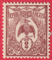 N° Yvert & Tellier 89 - Nelle Calédonie Et Dépendances (1905-07) (Neuf) - Cagou (Rhynochetos Jubatus) - Unused Stamps