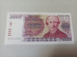 Billete Argentina, 5000 Pesos, Serie A, Año 1984, UNC - Argentinië