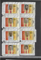 Lot De 18 Emballages De Sucre - Equipe De Foot :  Racing Club De Lens - Sugars