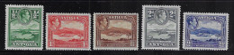 ANTIGUA   1938   SCOTT#84-88  MH - 1858-1960 Crown Colony