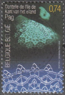 Belgique 2002 Michel 3144 O Cote (2008) 1.50 € Dentelle De L'Ile De Pag Cachet Rond - Usati