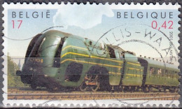 Belgique 2001 Michel 3043 O Cote (2008) 1.20 € SNCB Locomotive Type 12 Cachet Rond - Usati